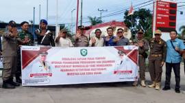 Satgas Anti Premanisme dan Ormas Bermasalah Kotim laksanakan sosialisasi ke SPBU di wilayah Kota Sampit, Rabu (17/12/2025). (Foto: Diskominfo Kotim)