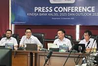 KETERANGAN PERS- - Hari ini Bank Kalsel menggelar press conference yang memaparkan bahwa mereka sedang menyiapkan posko 4 titik dalam rangka persiapan Haul Guru Sekumpul.