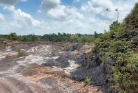 Salah satu lokasi aktivitas ilegal yang merusak lingkungan di wilayah IKN (Foto: Dok Humas OIKN)