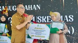 UPTD Puskesmas Uren peraih juara 1 dengan inovasi PUBERTAS New Generation pada Lomba Inovasi Balangan 2025. Foto: (Mc Balangan)