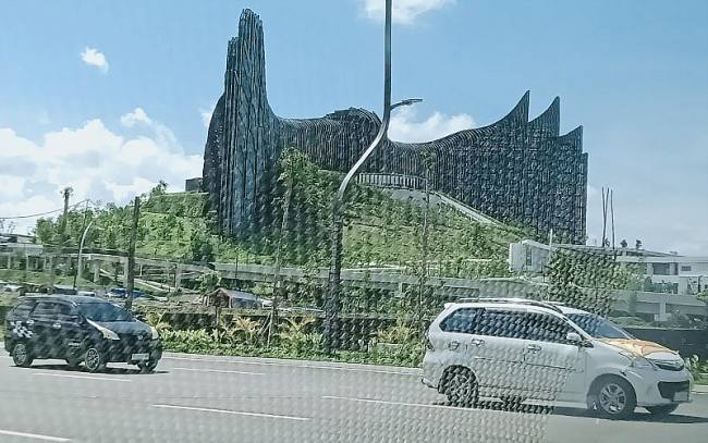 Suasana KIPP IKN di Kecamatan Sepaku, Kabupaten Penajam, Paser Utara, Provinsi Kalimantan Timur. (Foto: ANTARA/Nyaman Bagus P)