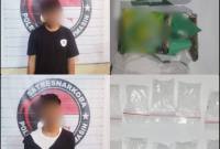 Tersangka MF (18) dan bandarl MY (36)