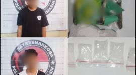 Tersangka MF (18) dan bandarl MY (36)