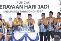 Peringatan Hari Jadi ke-60 Kabupaten Tabalong di Halaman Pendopo Bersinar, Senin (8/12/2025), (SuarIndonesia/Ist)