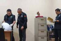 penggeledahan di Kantor PT Bangun Banua di Jalan Yos Soedarso Banjarmasin (SuarIndonesia/Ist)
