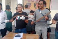 Sembilan remaja tawuran, cepat dicegah lebih parah serta diamankan anggota Buru Sergap (Buser) Polsek Banjarmasin Selatan.Senin (15/12/2025) dinihari (SuarIndonesia/DO)