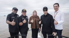 Komisi III DPRD Kalimantan Selatan melakukan monitoring ke Ambang Sungai Barito, Rabu (17/12/2025). (SuarIndonesia/Ist)