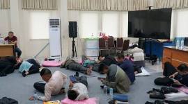 Para WNA China yang ditahan sementara pihak Imigrasi Ketapang. (Foto: Dok Imigrasi Ketapang)