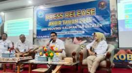Capaian tersebut disampaikan dalam pers rilis akhir tahun di Kantor BNNP Kalsel, Banjarmasin, Rabu (24/12/2025) (SuarIndonesia/DO