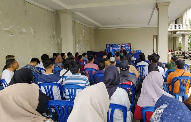 Legislator Pangeran Khairul Saleh bersama Ustaz H Harni Arrasyid SH, dalam sosialisasi '4 Pilar' sampaikan 