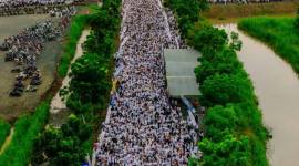 Jalan Santai Batfest 2025 di Kabupaten Tanah Bumbu, Dahsyat !,  tercatat  30 ribu peserta dengan  hadiah 200 paket umrah, Minggu (28/12/2025). (SuarIndonesia/Ist)