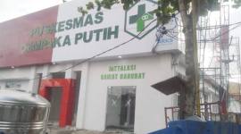 Proyek pembangunan Puskesmas Campaka Purtih di Kelurahan Kuripan Banjarmasin Timur, termegah dan modern ini rampung dibangun. (SuarIndonesia/ZI)