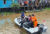 Korban mengapung di Jalan Basirih tepatnya Sungai Martapura Banjarmasin Barat, Senin (29/12/2025), (SuarIndonesia/DO)