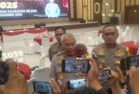 Kapolda Kalsel, Irjen Rosyanto Yudha Hermawan saat  rilis akhir tahun di Mapolda Banjarbaru, Selasa (30/12/2025). (SuarIndonesia/ZI)