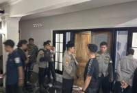 
Polisi saat tiba di TKP. (Foto: Istimewa)