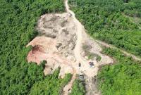 Temuan Galian C Ilegal di kawasan Hutan Lindung TNK, Kutim, Kaltim. (Foto: Dok TN Kutai)