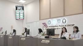 Campus immigration point di Universitas Diponegoro, Semarang, Jawa Tengah, yang diresmikan pada Senin (1/12/2025). (Foto: Antara: Dok Kemenimipas)
