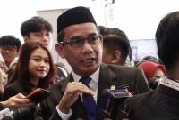 Anggota Komisi III Dewan Perwakilan Rakyat (DPR) Rudianto Lallo saat ditemui di Kompleks Parlemen, Jakarta, Jumat (15/8/2025). (ANTARA/Agatha Olivia V)