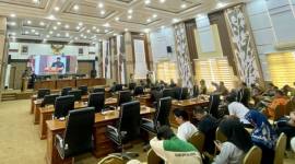 DPRD Balangan menggelar rapat terkait banjir di wilayah setempat.