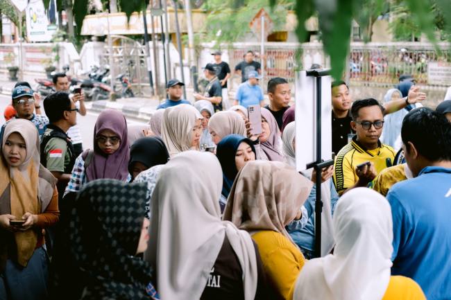 "ASNBanggaPakaiQRIS", Bank Kalsel Dorong Digitalisasi ASN Lewat Jalan Sehat di Kabupaten HSU