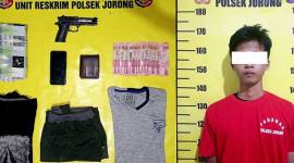 Pelaku pencurian dengan pengancaman menggunakan senjata api berhasil diringkus Unit Reskrim Polsek Jorong, Kabupaten Tala, beberapa waktu lalu. (Foto: Dok Polsek Jorong)