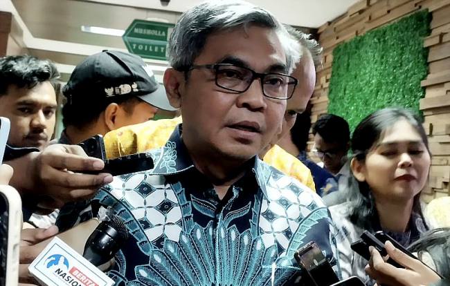 Setyo Budiyanto, Ketua KPK di Kantor Kementerian HAM, Jakarta, Selasa (6/1/2026). (ANTARA/Bagus A Rizaldi)
