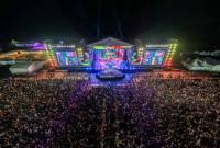 Malam pergantian tahun 2026 pada puncak Batulicin Festival (Batfest) 2025 tetap berlangsung meriah dan spektakuler, hingga Kamis (1/1/2026) dinihari. (SuarIndonesia/Ist)