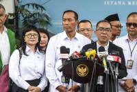 Menteri Pendidikan Tinggi, Sains, dan Teknologi (Mendiktisaintek) Brian Yuliarto (kedua kanan) bersama Wamendiktisaintek Stella Christie (kedua kiri) Kamis (15/1/2026). SuarIndonesia/ANTARA FOTO/Galih Pradipta/