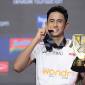 Alwi Farhan juara Indonesia Masters 2026 dengan menciptakan rekor baru. (Foto: ANTARA/Sulthony Hasanuddin)