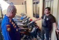 Barang bukti motor yang dicuri oknum kades di Sintang. (Foto: Dok Polres Sintang)
