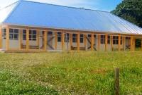 Gedung SMPN 2 Krayan Tengah saat disegel. (Foto: Istimewa)