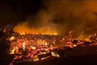 Kebakaran di Pasar Kasongan Katingan Kalteng, Minggu (25/1/2026) menghanguskan 15 bangunan. (Foto: Istimewa)