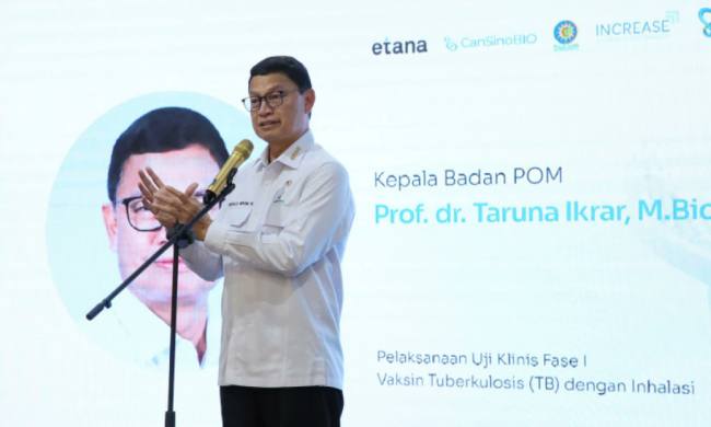 Kepala BPOM Taruna Ikrar. (Foto: X @erakinimedia)

