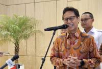 Menteri Kesehatan Budi Gunadi Sadikin di Jakarta, Rabu (25/2/2026). (Antara/Mecca Yumna)