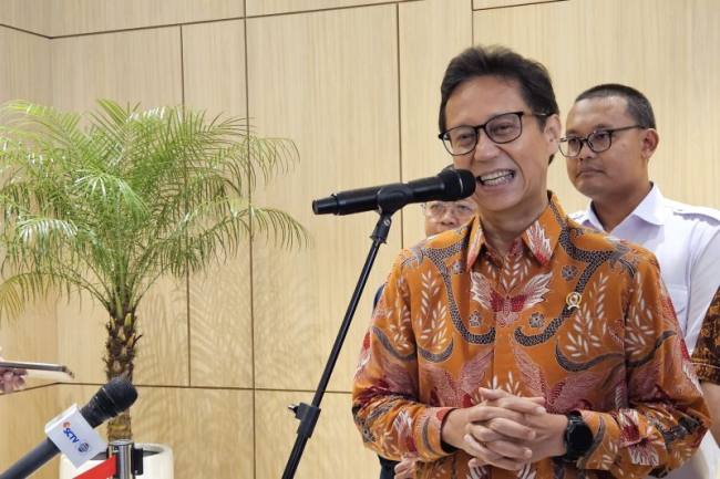 Menteri Kesehatan Budi Gunadi Sadikin di Jakarta, Rabu (25/2/2026). (Antara/Mecca Yumna)