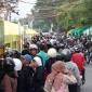 Situasi pasar Juadah yang berada di depan Mess Daerah Jalan Merdeka, Kecamatan Singkawang Tengah, Kota Singkawang, Kalimantan Barat, Minggu (22/2/2026). (Antara Foto/Narwati)