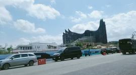 Suasana KIPP IKN di Kecamatan Sepaku, Kabupaten Penajam Paser Utara, Provinsi Kalimantan Timur (Foto: Antara/Nyaman B Purwaniawan)