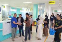 Menyikapi kejadian, pihak Kapolres HSU melalui Kapolsek Banjang AKP Robby A Bahasuan, bersama-sama pihak Dinas Kesehatan, Balai POM, istri Bupati HSU, Hj. Murniati Sahrujani,  Sekda HSU, para angggota Koramil 07 Banjang Amuntai Tengah serta anggota DPRD, turun langsung memastikan kondisi para korban. (SuarIndonesia/Ist)