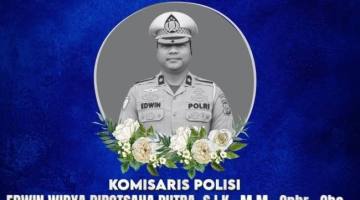 SEORANG PERWIRA Ditlantas Polda Kalsel Gugur saat Pengecekan Jalur Tertimpa Pohon Tumbang
