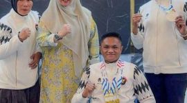 Hj. Erna Lisa menerima silaturahmi khusus bersama para atlet National Paralympic Committee Indonesia (NPCI) Kota Banjarbaru di Rumah Dinas Wali Kota, Sabtu (31/1/2026) malam. (Repro/MC)

    