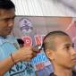 Muhammad Andi, barberman Palangka Raya yang pecahkan rekor MURI. (Foto: Dokumentasi Pribadi)
