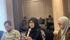 Kepala Pusat Asesmen Pendidikan Kemendikdasmen Rahmawati memberikan pemaparan mengenai Tes Kemampuan Akademik (TKA) dalam kegiatan Temu Jurnalis dan Buka Puasa Bersama Kemendikdasmen di Kota Tangerang, Provinsi Banten, Rabu (4/3/2026) sore. (Antara/Hana Dewi Kinarina Kaban)