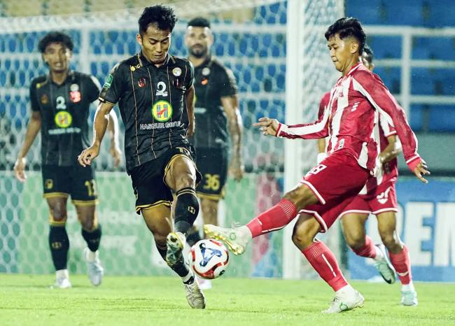 Barito Putera mempermalukan tuan rumah Deltras FC dengan skor 2-0. (instagram: @psbaritoputeraofficial)