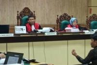 Abdul Rauf, Staf sekaligus Officer Recovery BRI
saat bersaksi