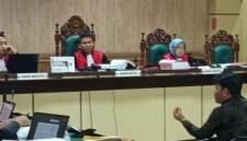 Abdul Rauf, Staf sekaligus Officer Recovery BRI
 saat bersaksi