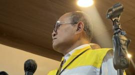 Wahyudi Anas, Kepala Badan Pengatur Hilir Minyak dan Gas Bumi (BPH Migas) dalam konferensi pers di Kantor BPH Migas Jakarta, Selasa (31/3/2026). (Antara/Putu I Savitri)