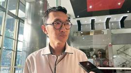 Juru Bicara Komisi Pemberantasan Korupsi Budi Prasetyo memberikan keterangan di Gedung Merah Putih KPK, Jakarta, Senin (23/2/2026). (Antara/Rio Feisal)
