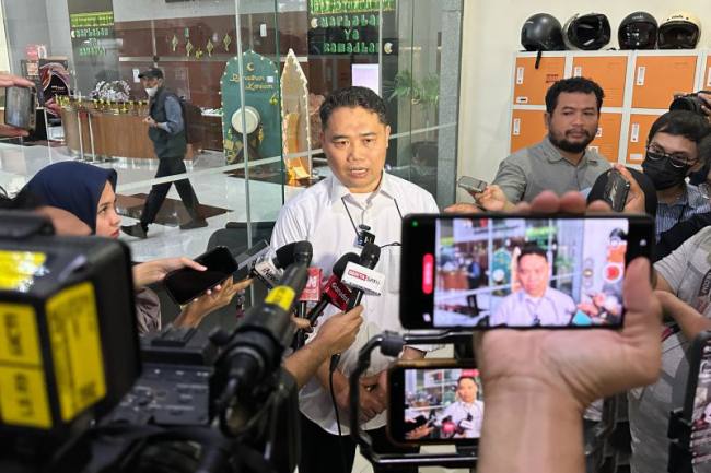 Asep Guntur Rahayu, Deputi Penindakan dan Eksekusi KPK. (ANTARA/Rio Feisal)