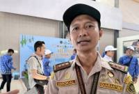 Ketua Tim Kerja Karantina Hewan Karantina Kalsel Isrokal memberikan keterangan setelah pembukaan Posko Angkutan Laut Lebaran 2026 di Pelabuhan Trisakti, Banjarmasin, Kalimantan Selatan, Jumat (13/3/2026). (Antara/Tumpal A Aritonang)
