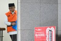 Tersangka kasus dugaan korupsi Yaqut Cholil Qoumas berjalan menuju ruang pemeriksaan di Gedung Merah Putih KPK, Jakarta, Rabu (25/3/2026). Mantan Menteri Agama periode 2020-2024 itu diperiksa dalam kasus dugaan korupsi kuota haji dan penyelenggaraan ibadah haji yang merugikan negara sekitar Rp622 miliar. (ANTARA FOTO/Indrianto Eko Suwarso)